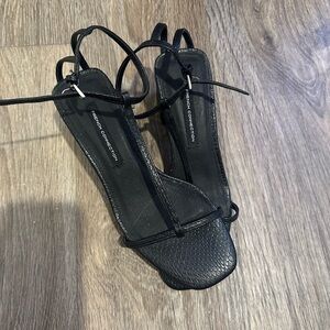 Black Strappy Sandals